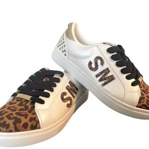 Steve Madden kids NWT Jrazz Leopard Print Sneakers